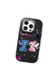 iPhone 16 Pro Compatible Case Camera Protector Black Stitch Pattern Silicone Couple Phone Case - 3
