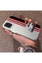 Samsung Galaxy A12/M12 Compatible Racing Car Red Black Stripe Pattern Phone Case