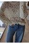 Stand Collar Openwork Knitwear - 2