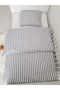 Baby Bedding Set 100% Cotton Newborn Crib Bedding Set Striped - 3