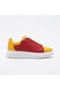 Zrk-Fans Fan Yellow Red Lace-Up Special Series Men's Sneaker - 3
