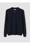Peak New Season Navy Blue Polo Collar Men's Knitwear Sweater