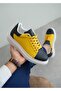 Zrk-Fans Fan Yellow Navy Blue Lace-Up Special Series Men's Sneaker - 4