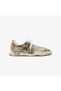 Herbie Original Sole Printed Python Leather Low-Top Sneaker - 4