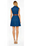 Women's Summer Casual Sleeveless Denim Dress, Front Buttoned - 6