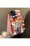 iPhone 14 Plus/15 Plus Compatible Hard Acrylic Back Silicone Edge Lens Protection Double Case - 2