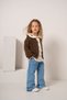 Baby Girl & Child 3-Piece Set with Embroidered Collar Shirt and Knit Cardigan and Pants - 2