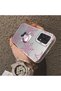 Samsung Galaxy A72 Compatible Hard Acrylic Back Silicone Edge Lens Protection Double Case - 4