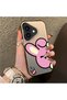 حافظة مزدوجة متوافقة مع iPhone 16 Plus، مصنوعة من الأكريليك الصلب مع حماية للعدسة من السيليكون على الحواف - 2
