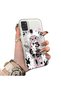 Samsung Galaxy A21S Compatible Hard Acrylic Back Silicone Edge Lens Protection Double Case