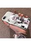 iPhone 7/8/Se 2020 2022 Compatible Hard Acrylic Back Silicone Edge Lens Protection Double Case - 4