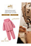 Basic Şardonlu Hooded Set 2-7 Years Pink - 4