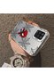 Samsung Galaxy A12/M12 Compatible Hard Acrylic Back Silicone Edge Lens Protection Double Case - 4