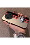 Redmi 14C 4G/5G Compatible Racing Car Red Black Stripe Pattern Phone Case, Stylish Protective Cover