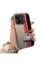 Realme C51/C53 Compatible Racing Car Red Black Stripe Pattern Phone Case, Stylish Protective Cover - 2