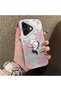 iPhone 16 Compatible Hard Acrylic Back Silicone Edge Lens Protection Double Case - 2