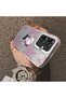 حافظة مزدوجة متوافقة مع هاتف Realme Note 60 مصنوعة من الأكريليك الصلب وحافة من السيليكون لحماية العدسة - 4