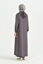 Sequin Mesh Detailed Ferace - Anthracite - 4