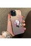 حافظة مزدوجة متوافقة مع هاتف iPhone 12 Pro Max مصنوعة من الأكريليك الصلب وحافة من السيليكون لحماية العدسة - 2