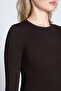 8548 Crew Neck Cashmere Micro Modal Ultra Light Long Sleeve Blouse - 4