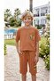 Nazar 26583 Boy's Extreme Pocket Combed Cotton Shorts Set