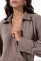 Busem Women's Shirt Collar Shirt - 4