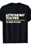 تي شيرت برسومات معلم علم الفلك للرجال Cool Science Geek 1pc