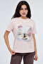 Miomazel Kedi Baskılı Basic T-Shirt - 3
