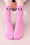 Pink Hand-Holding Unisex Socks - 2