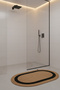 Striped Oval Bath Mat |   Washable Modern Floor Mat |   4 Color Options | 60X100Cm - 4