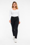 Women's Plus Size, Black, Lycra 5 Pocket Skinny Jeans 65N39617 - 7