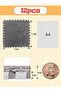 12 pcs Thickened Plush Foam Interlocking Floor Mats, Interlocking Foam Tiles with Edgings for Kids, Soft Anti-Slip Puzzle Area Square Rug Playmat for Children Room Flat (10", Grey) - 5