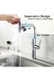 Kitchen Sink Faucet with Push-Pull Water Purification Outlet, 3-Function Waterfall Faucet, Chrome, Imported with 7 Years Warranty - 3