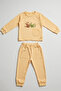 Boy's Hand-Printed Pocket Jogger Tracksuit Set - 2