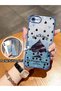 iPhone 7/8/Se 2020 2022 Compatible Transparent Four Corner Silicone Coated Glossy Edge Case