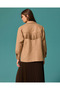 Suede Look Jacket with Embroidery and Tassel Detailing - 3