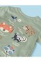Infant Boys Green Printed T-Shirt and Shorts Set - 2