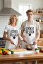 Unisex Chef Apron Cookie Tester Printed Kitchen Wear Comfortable Cut Daily Use Modern Stylish