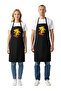 Unisex Kitchen Chef Apron Skateboard Pizza Printed Child-Friendly Fun Design Vibrant Colorful Daily Use - 2