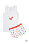 Boy's 2-Piece Cotton Ribbed Printed Athlete Boxer Set - 2