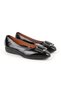 Women's Ballerinas Daily Genuine Leather Patent Leather Metal Square Buckle Accessory Flexible Thermo Sole L031.25142221 - 3