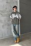 Premium Acid Wash Graphic Print Oversize T-Shirt - 4