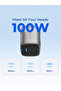 100W GaN Fast Charger 2 USB-C + 1 USB-A 3-Port Wall Charger with PD 3.0 PPS QC Fast Charging Adapter for MacBook Pro/Air iPhone 17/16 Samsung Galaxy Z S26 Series iPad, Huawei Honor Oppo & More - 7
