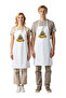 Unisex Kitchen Apron Pizza Face Funny Printed Cook Comfortable Cut Daily Modern Stylish Comfortable Elegant - 2