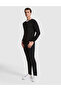 Black Slim Fit Basic Sweater 50315510-Vr046 - 4