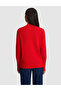 Red Slim Fit Basic Sweater 50331311-Vr030 - 5