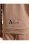 Senior Boys Brown Cut And Sew Hooded Full Zip Jogger Set - 3