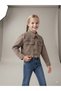 Girl's Organic Dyed Denim Crop Jacket - 2