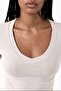 Busem Flexible V-Neck Short Sleeve T-Shirt - 4