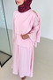 Aurevina Cape Detailed Set - Pink - 4